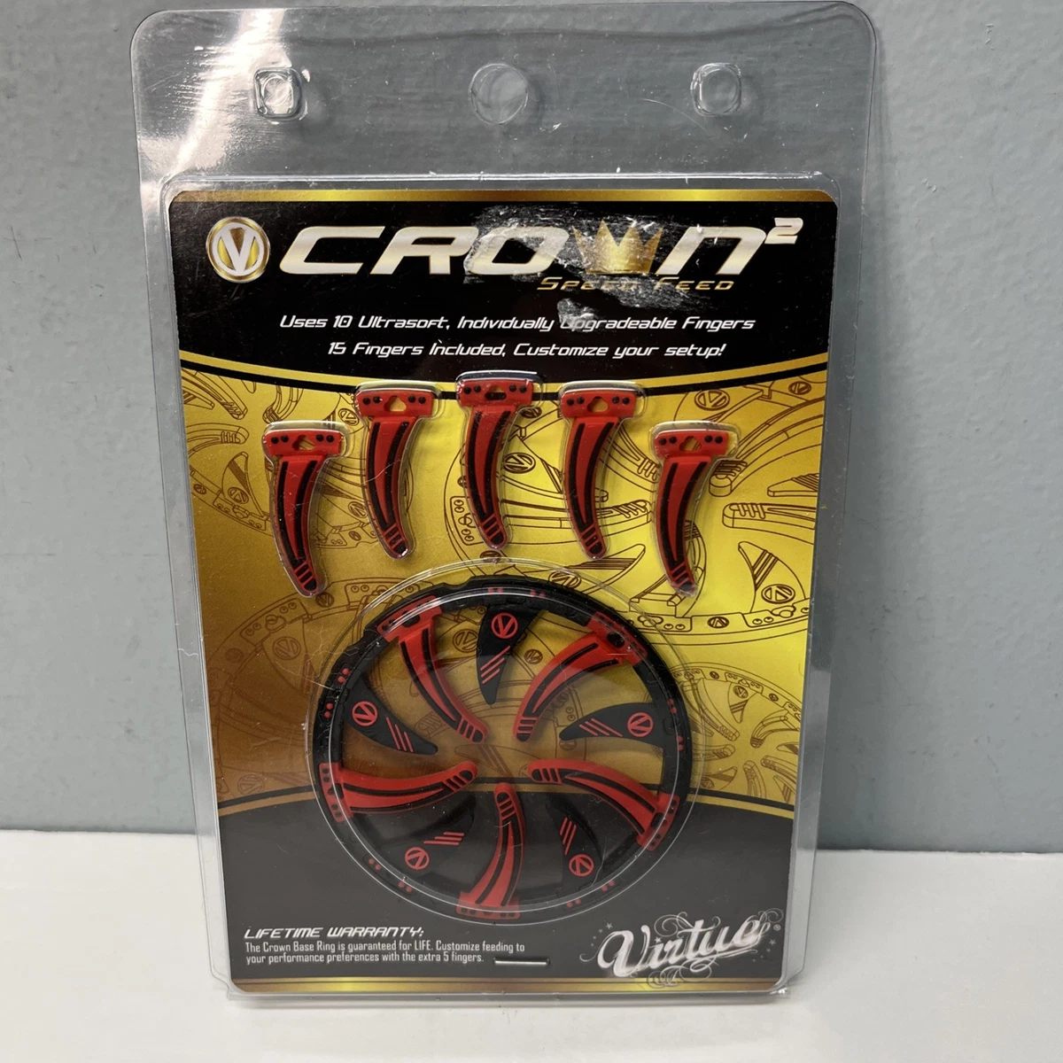 Virtue Crown VL Vlocity Feed NOS – Orange (Chargeur De Paintball Vintage)