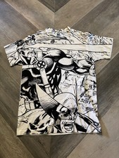Vintage 90s Marvel X-Men AOP Shirt Size Large