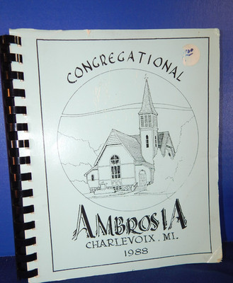 1988 First Congregational United Church of Christ Cookbook Charlevoix Michigan