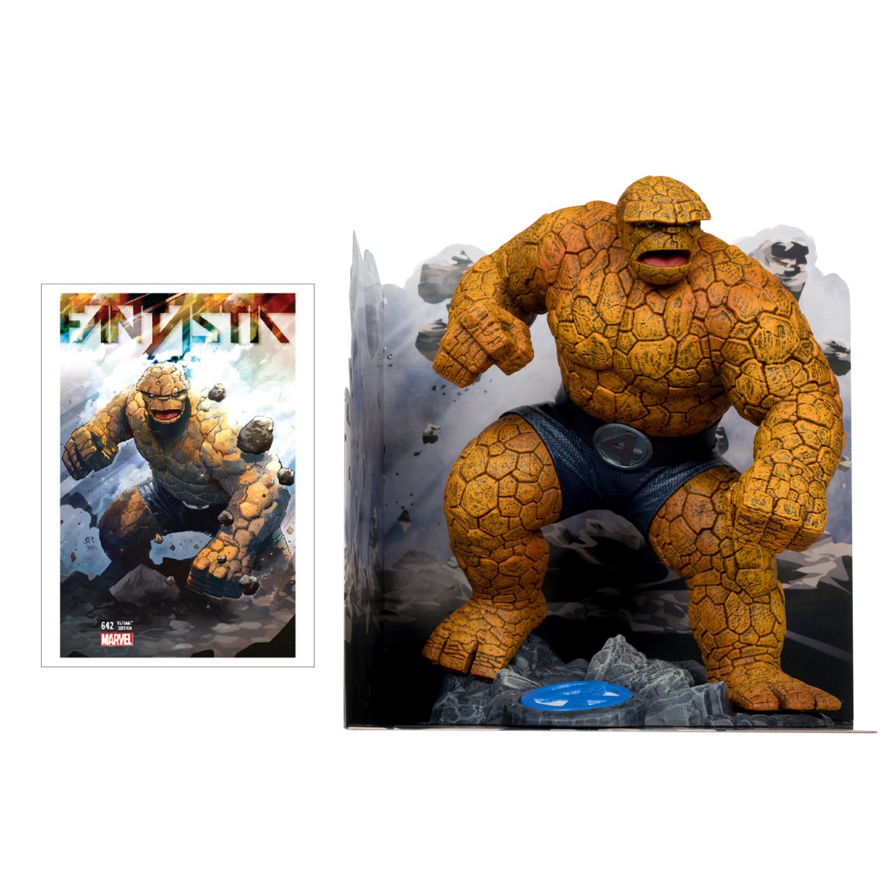 The Thing Fantastic Four #642 1:10th Scale Collectible Figure w/Scene