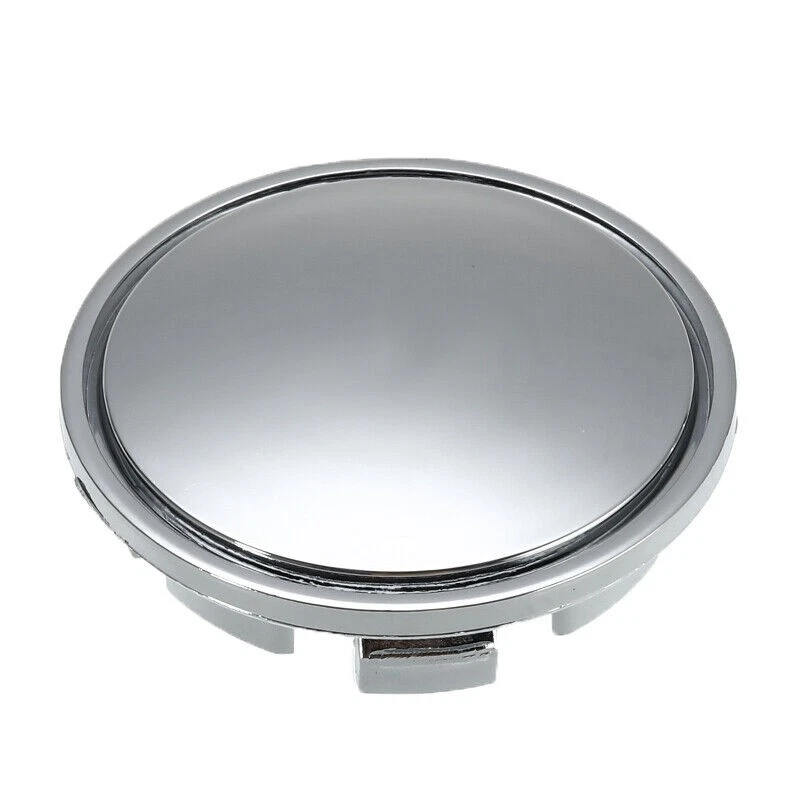4Pcs Chrome Car Wheel Center Caps Tyre Rim Mirror Hub Cap Cover ABS Blank Foto 4 de 4