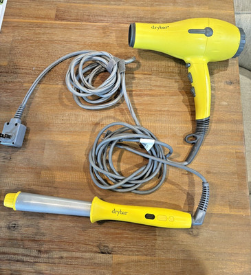 Drybar The Wrap Party Curling & Styling Wand + Buttercup Hair Dryer