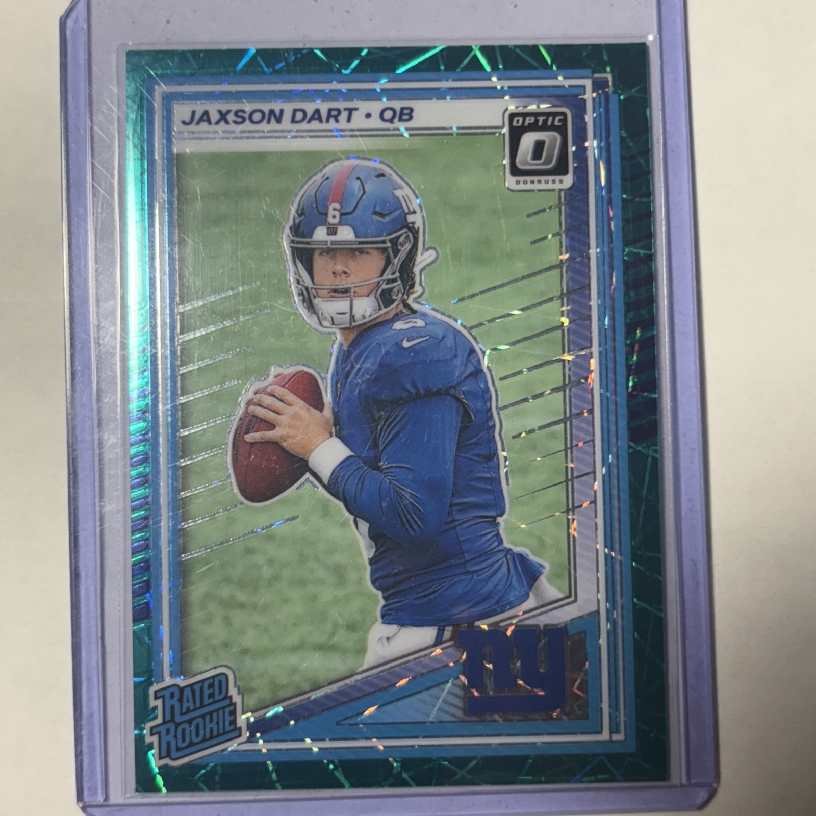 2025 PANINI DONRUSS OPTIC 273 JAXSON DART TEAL VELOCITY