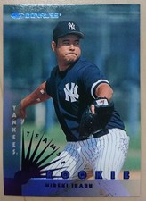 Hideki Irabu 1997 Donruss Rookie Card Blue #135 MLB Japan Used. rookie card picture