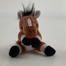 Whimzy Pets Horse Mini Plush Stuffed Animal 2.5" Pony Hugger Hand 2010 Blip Toys