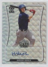 2020 Leaf Metal Draft Silver Wave Hudson Haskin #BA-HH1 Auto 0re5