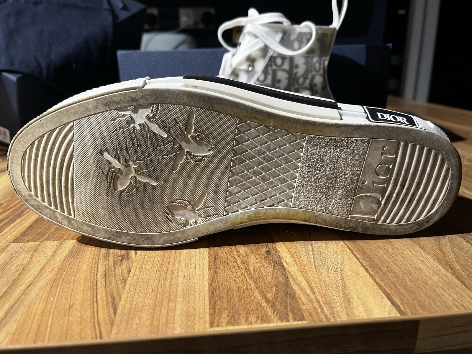 Dior B23 Men’s High-Top Sneakers / Trainers, UK 8 (RRP £890) image 3