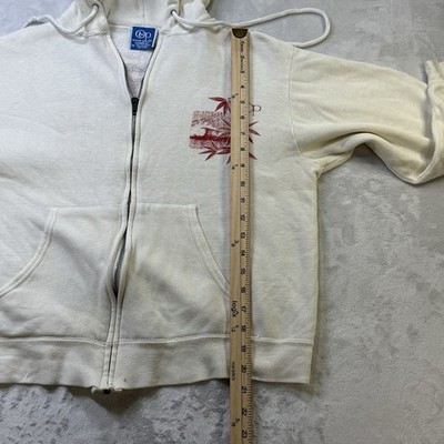 Vintage 80s OP Ocean Pacific Zip Hoodie USA Surf Skate Mens M