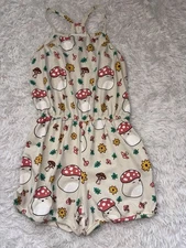 Squishmallows Mushroom Girls Sz. XL Romper. Grt. Cond. 