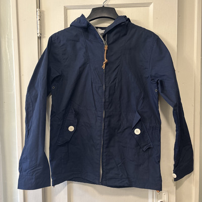 Penfield Jacket Women Small 65/35 Hudson Wax Full Zip Button Hooded Rain Coat