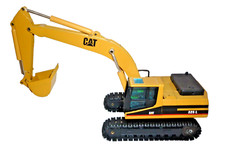 Escavatore cingolato modello in metallo NZG 367 Caterpillar Cat 325L 1:50 escavatore