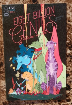 Eight Billion Genies #5 NM+ (2022 IMAGE) 1st Print High Grade! B-Cover Variant 