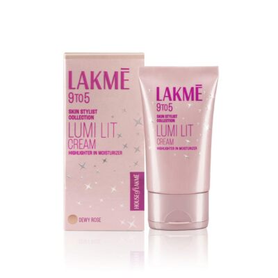 Lakme Lumi Cream dewy rose Moisturizer with Highlighter For a 3D