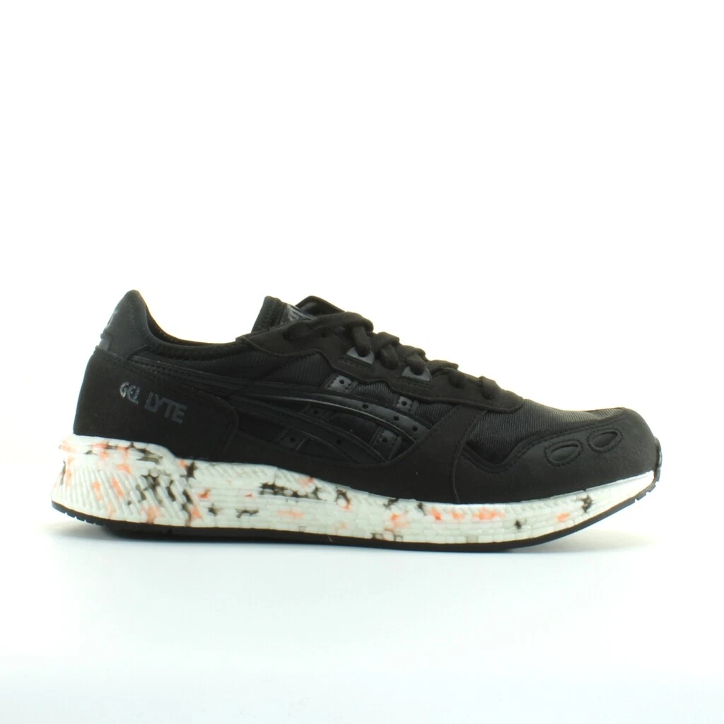 Asics HyperGel Lyte Black Synthetic Mens Lace Up Trainers 1193A074 001