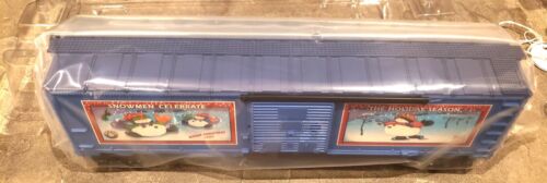 Lionel 6-36253 2003 weihnachtsblau Güterwagen - Schneemänner feiern Feiertage Neu im Karton - Bild 3 von 8