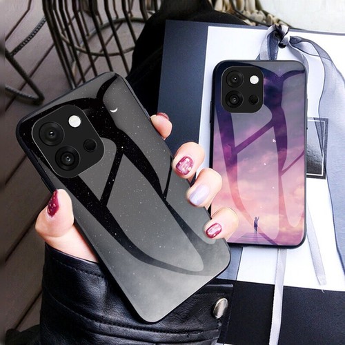 For OnePlus 13T 5G, Luxury Hybrid Armor Space Glass Skin Shell Back Case Cover - Picture 11 of 17