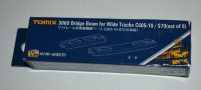 TOMIX 3060 Bridge Beam for Wide Tracks C605 - 10 /S70 set of 6  N Scale NEW