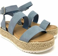 soda womens valett open toe casual ankle strap sandals