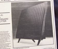 QUAD ELECTROSTATIC SPEAKER HI-FI 1978  MUSIC PRESS ARTICLE FEATURE CLIPPING