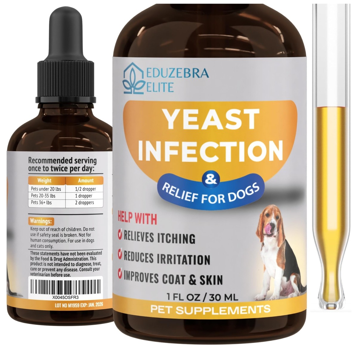 Yeast Infection Treatment for Dogs Reduces Irritation