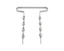 F&R Lowrider Chrome Flat Twisted Bumper for 20" Bikes Trikes Chopper Cruiser.