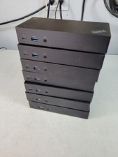  7 USED  Lenovo ThinkPad USB-C Dock DK1633 Docking Station NO POWER ADAPTERS