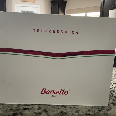 New Opened Box Barsetto Tripresso CA Coffee Maker With Travel Cup Italy