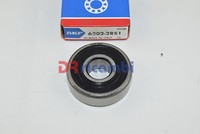 SKF Hartlager-Kugellager Mit Einstellring 6302-2RS1 15X42X13