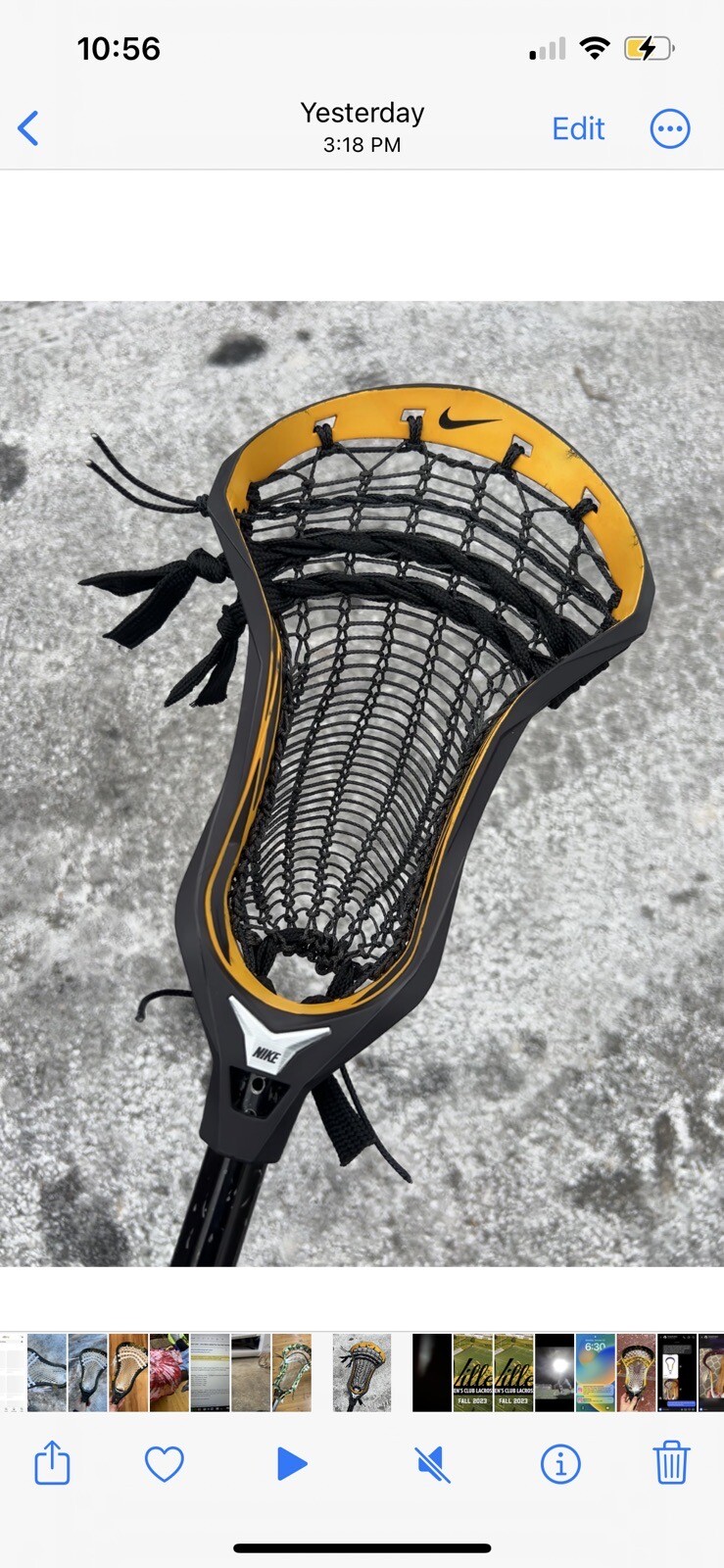 Nike Vapor Elite Lacrosse Head Armor Mesh Custom Dye eBay