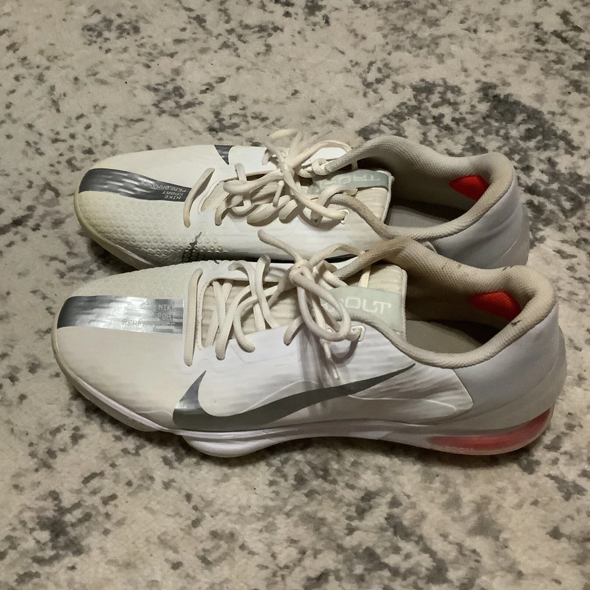 Nike Force Zoom Trout 7 Pro White Light Smoke Grey for Sale