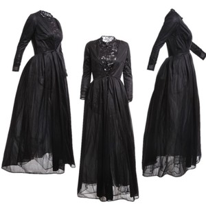 black lace victorian dress