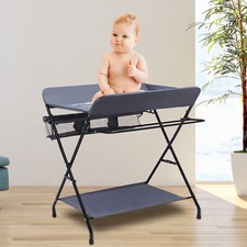 Folding Baby Changing Unit Table Station Changer Bed Storage Nursery Care Table