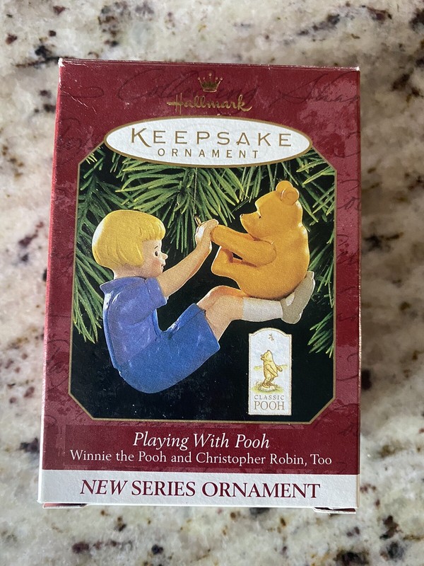 Hallmark Keepsake Ornament Playing With Pooh Classic Pooh 1999