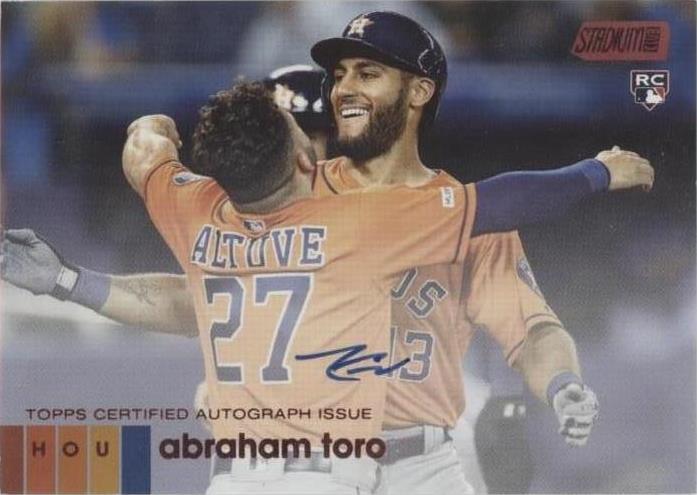 2020 Topps Stadium Club - Autographs Abraham Toro #AAT Red /50 (AU, RC ...
