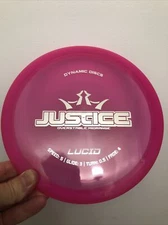 OOP Dynamic Disc (3 GLIDE) Justice 169g Very Rare Early Run
