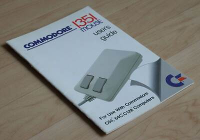 User's Guide Commodore 1351 mouse for use with C64 64C C128 Computers