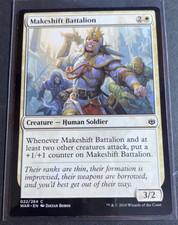 Makeshift Battalion MTG War Of The Spark Magic Regular  Magic The Gathering