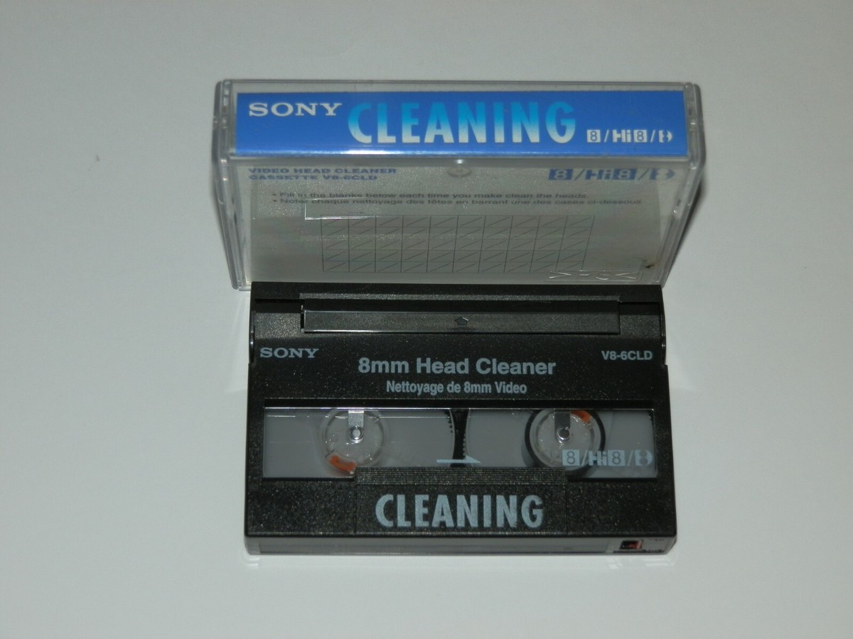 Sony V8-6CLD 8mm / Hi8 / Digital8 Camcorder Video Head Cleaning