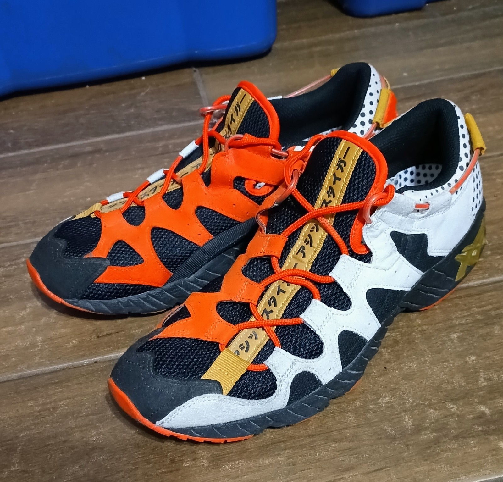 Size 10.5 - ASICS Gel Mai Happy Chaos - Black Orange