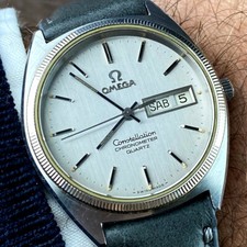 Ω Omega Constellation Cronometro Quarzo Lunetta Oro Bianco Ref. 198.0111 circa anni 70