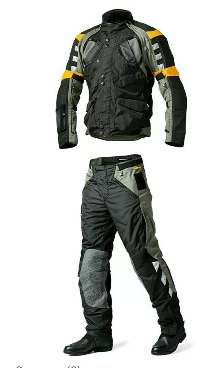 Pro 3 Motorrad Rallye Black yellow Jacket and Pant Men's