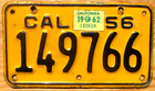 Item photo. Show Listing Details page. Listing 1962 California Motorcycle License Plate Number Tag