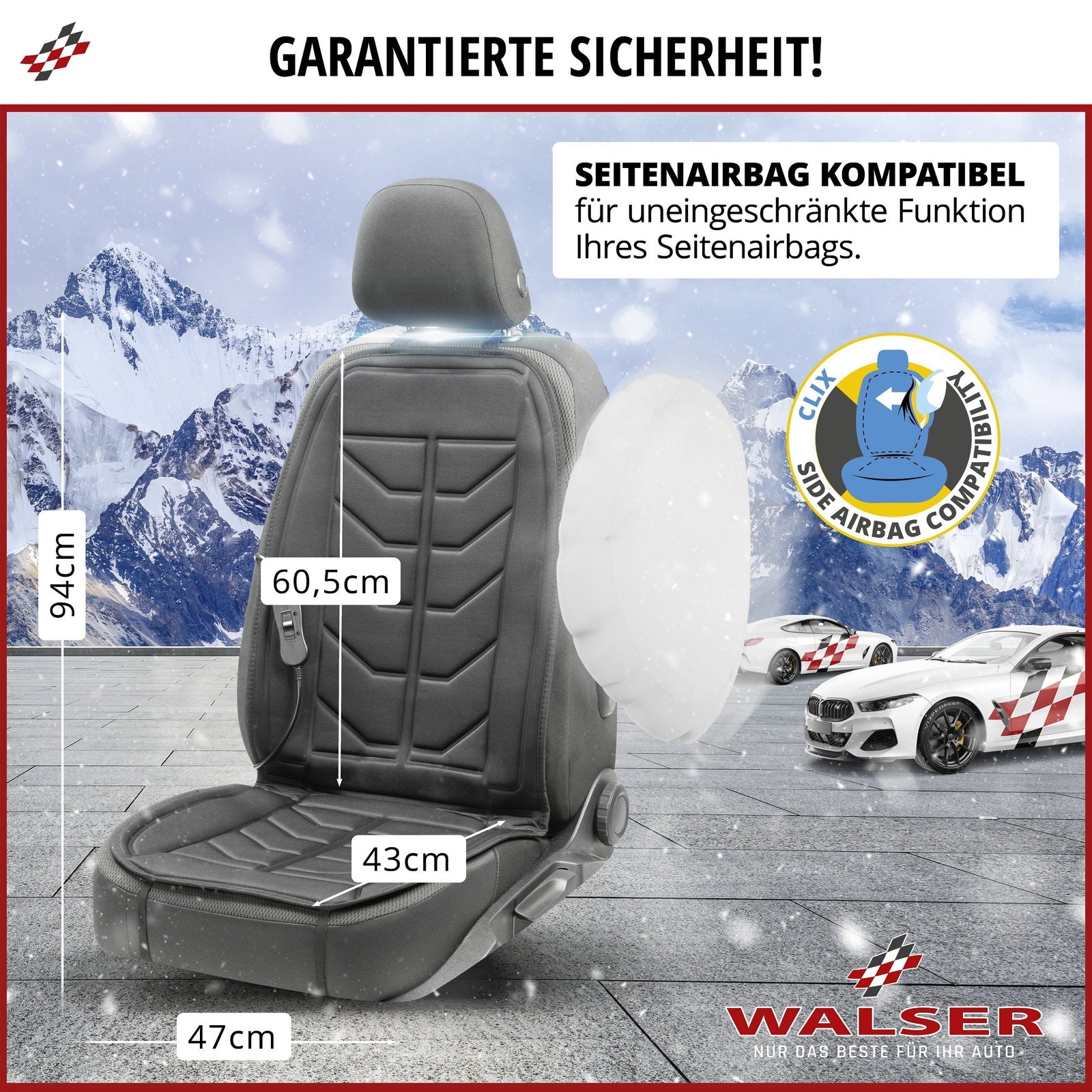 Autositz Heizkissen beheizbare sitzauflage mit 12V für Auto Sitzheizung