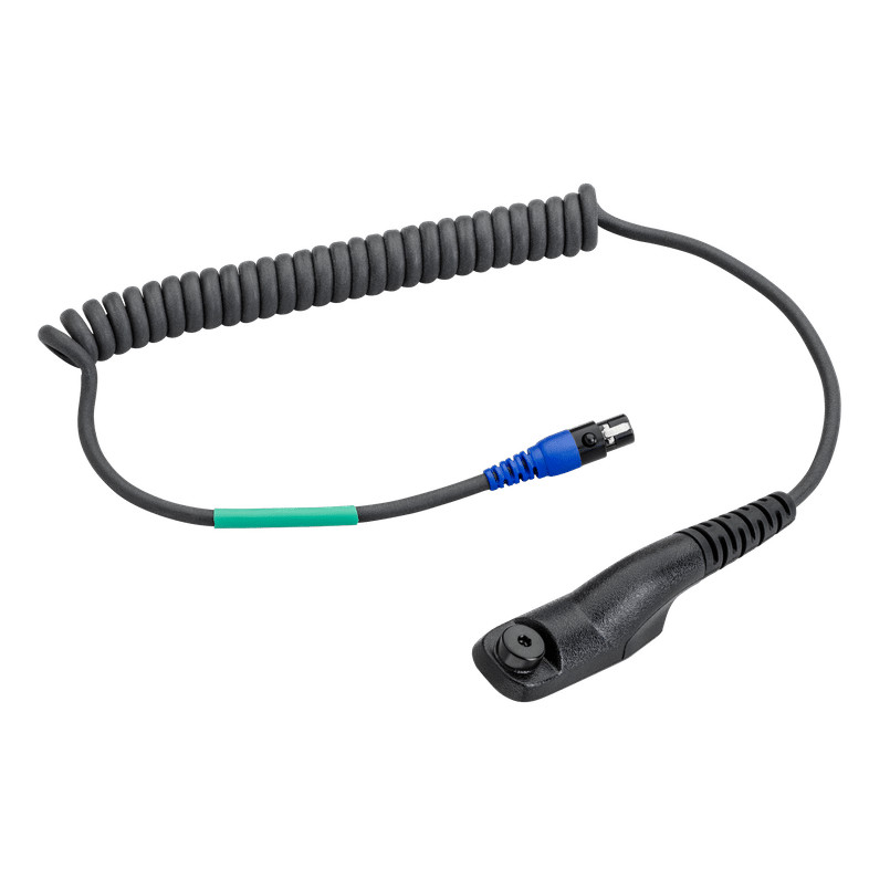 3M Peltor FLX2-63 Motorola DP4000 Downlead Cable CH-3 Headsets Free UK Ship