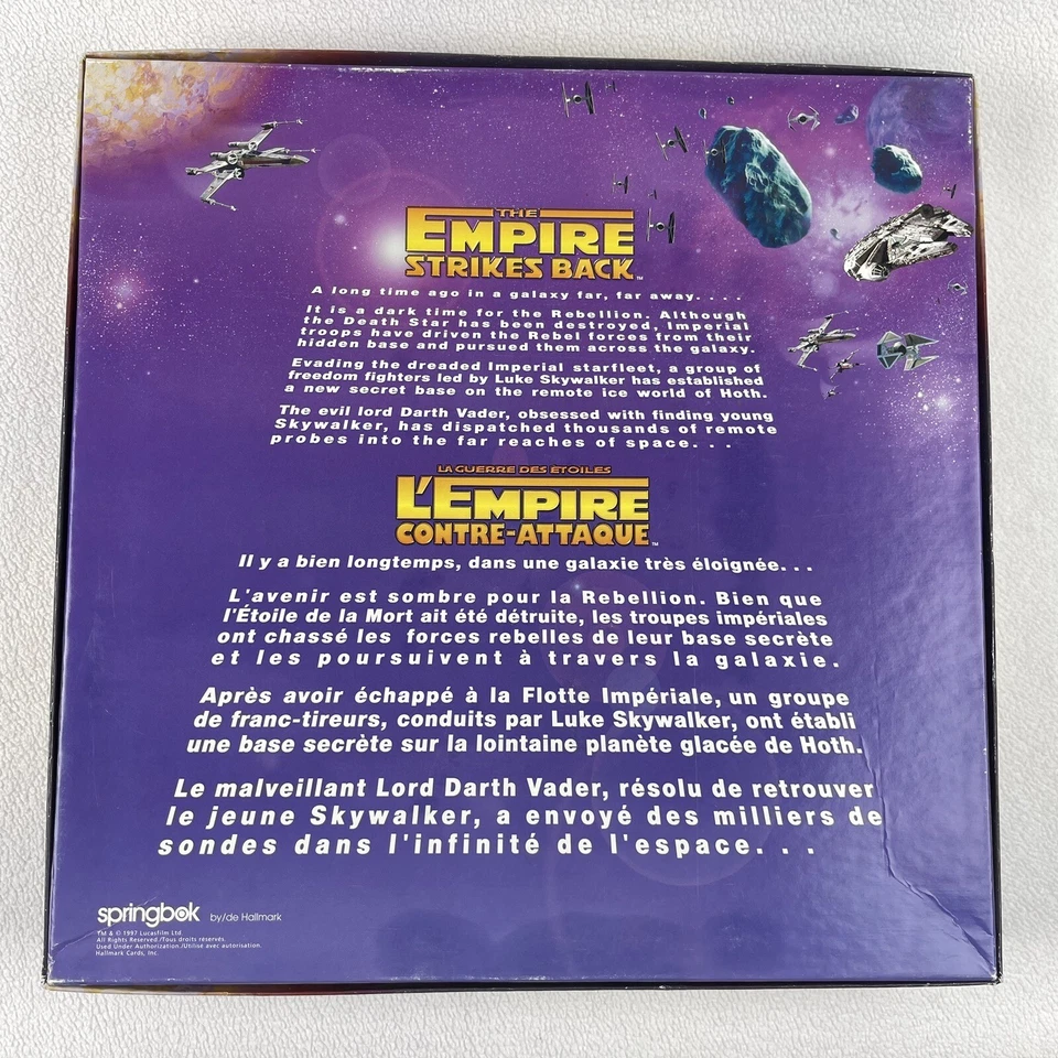 Vintage Star Wars Empire Strikes Back Springbok Puzzle 1500 Complete - Image 2 of 3