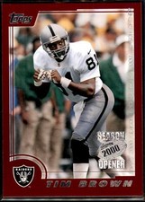 Tim Brown #115 2000 Topps Season Opener