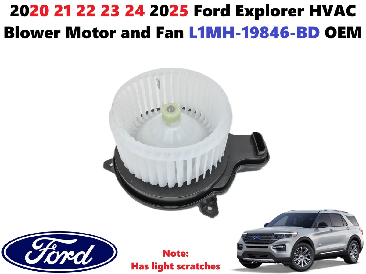 ブースター6台 HVAC Blower Motor and Fan Fits 2020-2025 Ford Explorer New OEM