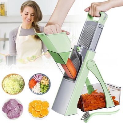 Gemüseschneider Gemüsehobel Kartoffelschneider Vegetable Slicer Zwiebelschneider