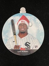 2020 Topps Holiday Die Cut Ornaments LUIS ROBERT Rookie #WHO-LR White Sox RC 