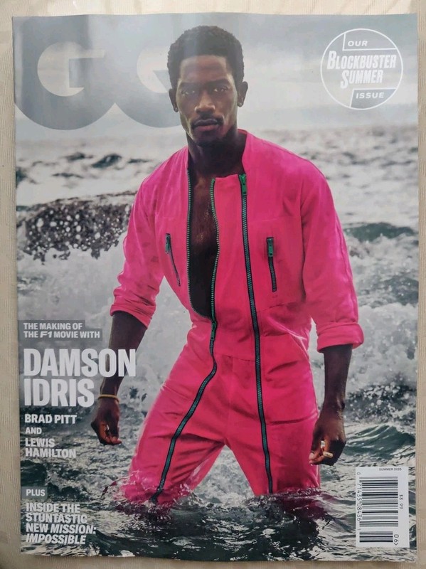GQ Magazine Summer 2025 Damson Idris Brad Pitt Lewis Hamilton Andrew Tsui NEW